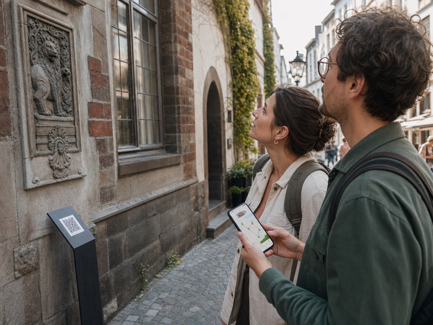 POI vor Ort wird über QR-Code und mobile Karte nutzbar